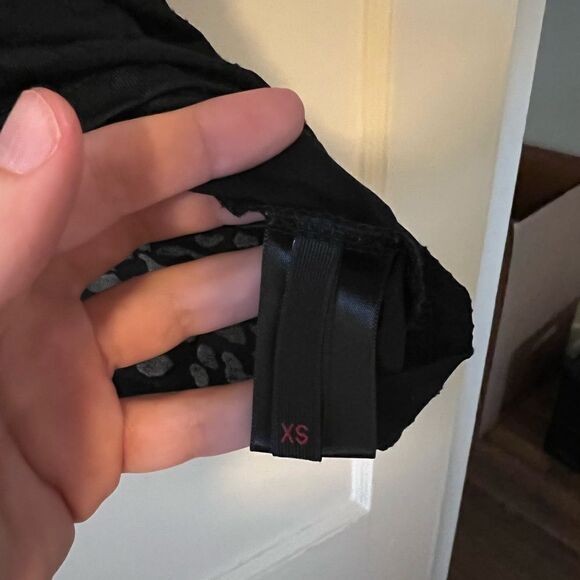 RtA Black Leopard T-Shirt Size XS - Picture 6 of 8